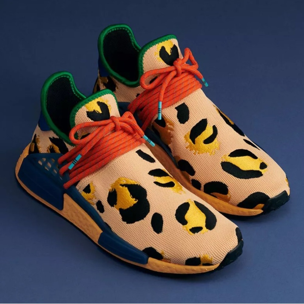 Adidas NMD Hu Pharrell Animal Print Lopard Pulse Amber (HP3221)